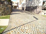 Slate flooring tiles