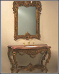 Antique bathroom cabinet
