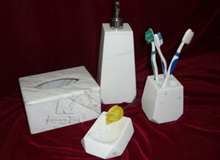 Stone faucet and accessories