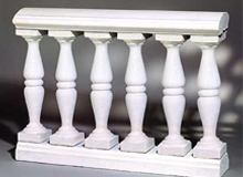 Baluster and railing